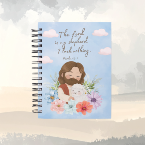 Psalm 23:1 flower Notebook